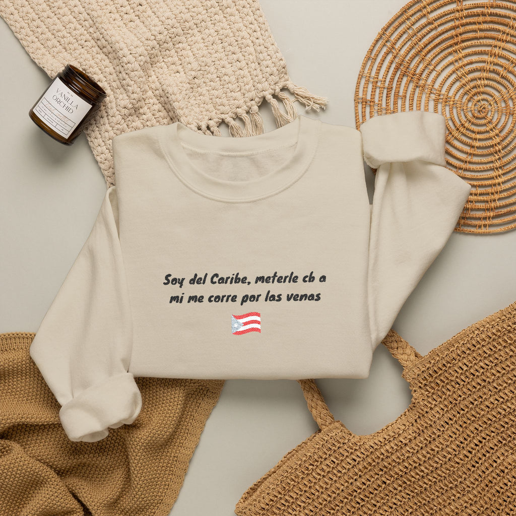 Spanish Patriotic Phrase - “Soy del Caribe, méterle cb a mi me corre por las venas”