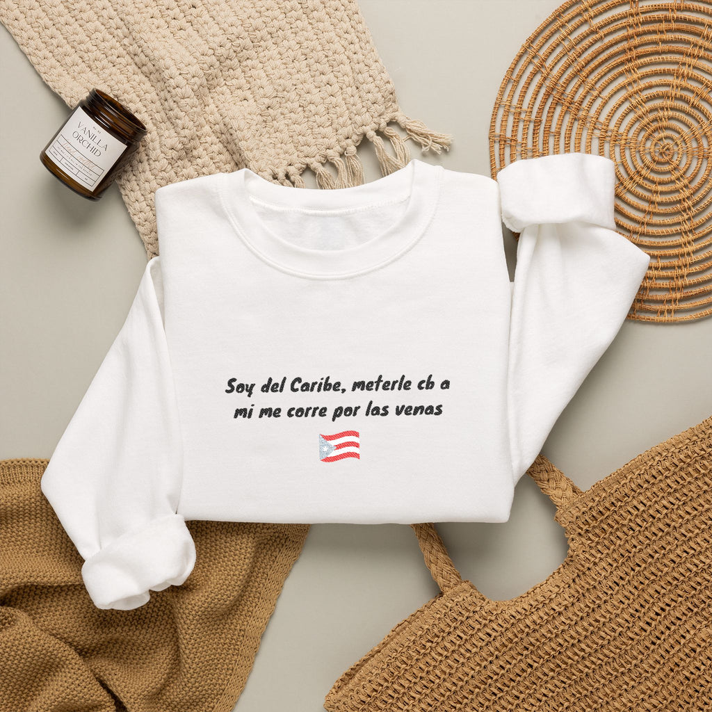 Spanish Patriotic Phrase - “Soy del Caribe, méterle cb a mi me corre por las venas”