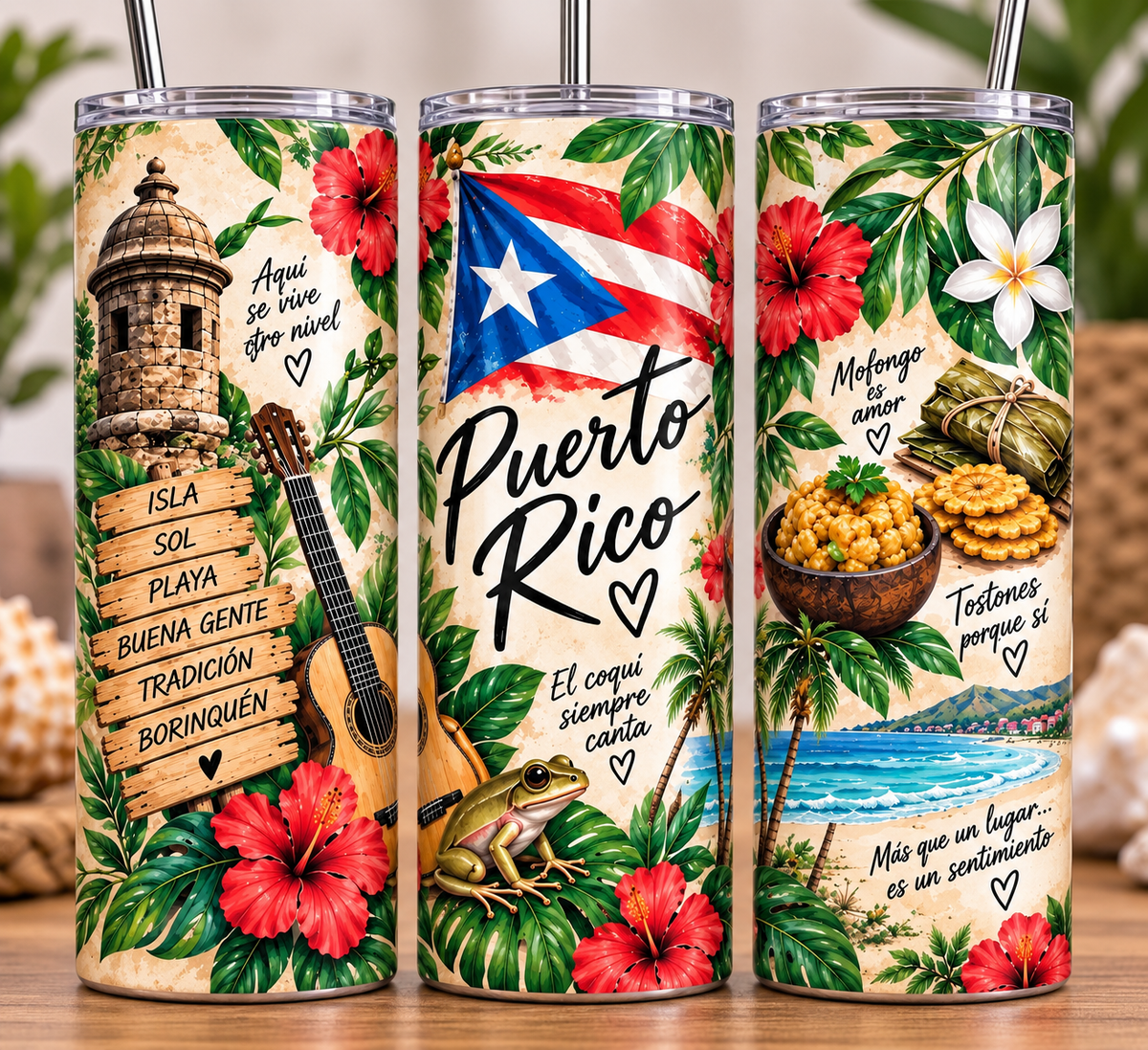 Vaso Boricua 20oz